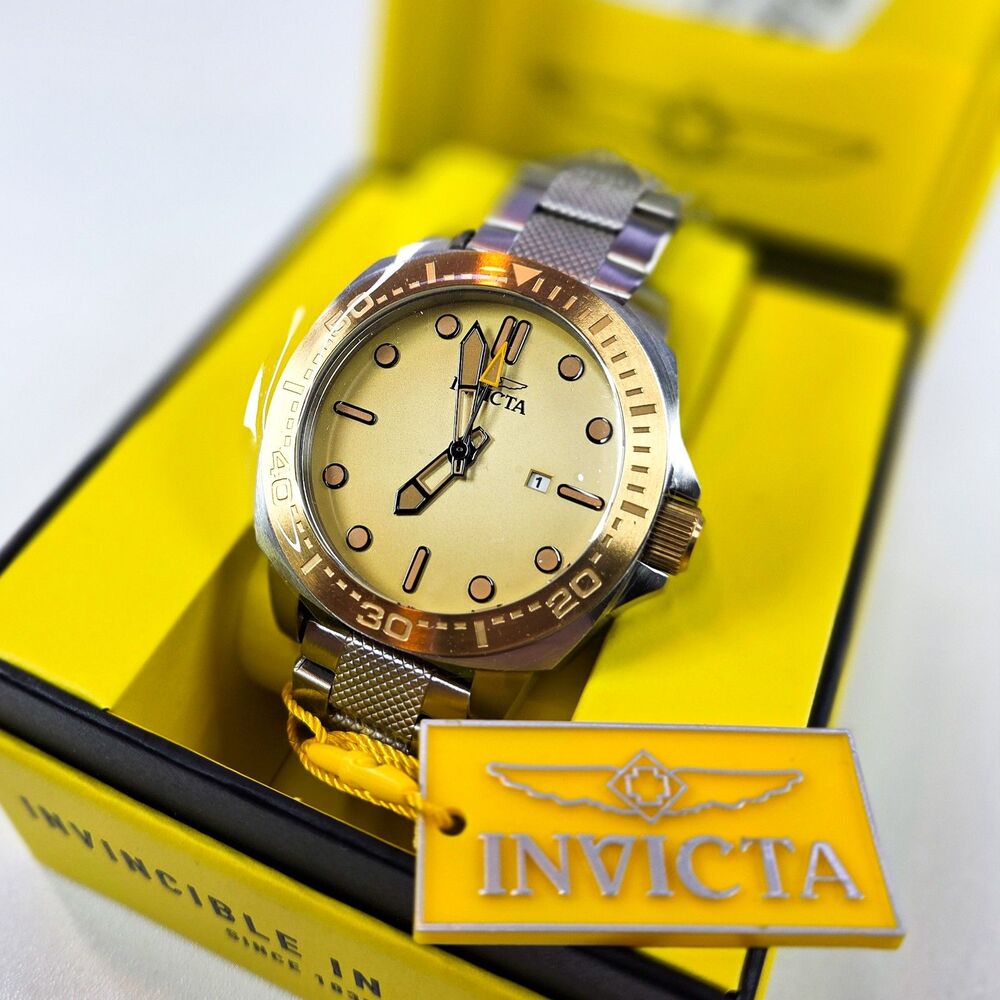 Invicta Speedway 49102 Men’s Watch 46mm Yellow Dial Stainless Steel New Box